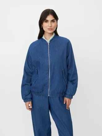 Masai MaJossana Bomber Jacket in Dark Denim at Nordstrom, Size X-Small