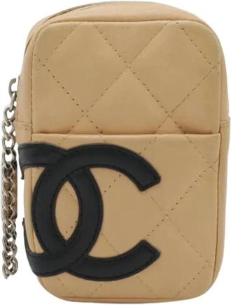 Chanel Pre-owned Mini Bag - Dames - Vintage Mini Tas - Beige - ONE Size - Vintage