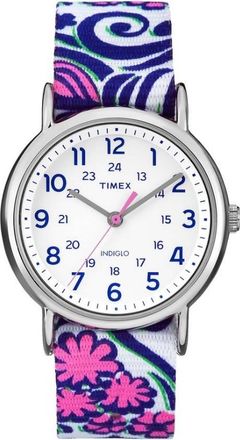 Timex Weekender Quartz White Dial Ladies Watch TW2P90200