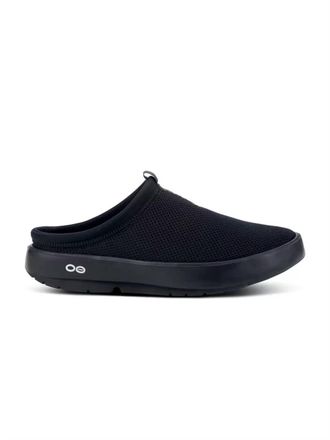 Oofos Mens Sport Mule Recovery Shoe In Black