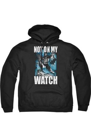 Gildan Batman Not On My Watch Adult Pull Over Hoodie / Hooded Sweatshirt