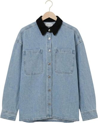 Edited Edited, Overhemden, Dames, Blauw, XL, Katoen, Amber Shirt