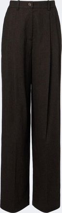 Ralph Lauren Collection Clarice wool wide-leg pants