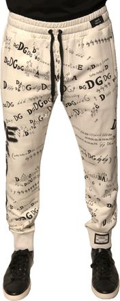 Dolce & Gabbana Dolce Gabbana Broek Allover Logo Print