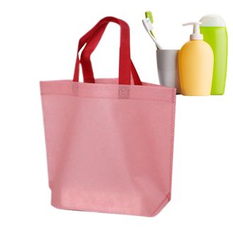 Generic Grocery Reusable Bags - Large Capacity Shopping Tote, Non-Woven Fabric Pack with Sturdy Design, Outdoor Beach Picnic Conference, Kitchen Grocery Carry