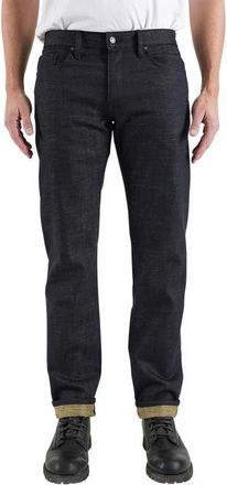 HIROSHI KATO The Hammer Straight Leg 13-Ounce Stretch Selvedge Jeans in Green Tea Raw at Nordstrom, Size 33 X 34