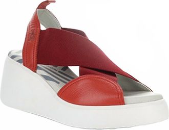 FLY London Womens Daif Sandals In Devil Red