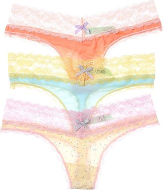 Honeydew Intimates Set Of 3 Ahna Thong