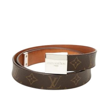 Louis Vuitton Pre-owned Belts, male, Brown, Size: ONE SIZE Pre-owned Vintage Monogram Belt