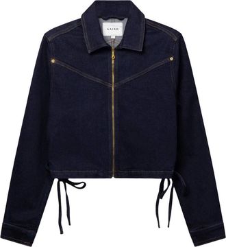 Aaiko Judith Denim CO 5 - Dames - Jassen - Blauw - Maat: XS Denim