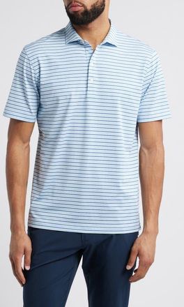 Johnnie-O Bronte Stripe PREP-FORMANCE Golf Polo in Majorca at Nordstrom, Size Small