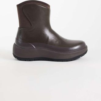 Rains 70320 stivale medio in gomma impermeabile marrone
