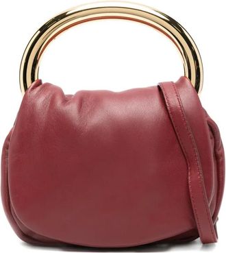 Blumarine mini Ring leather tote bag - Red