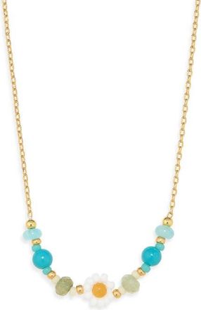 Estella Bartlett Daisy Chain Necklace in Gold at Nordstrom