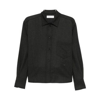 Victoria Beckham Pocket Shirt - female - Victoria Beckham - Shirts - Gray - 3XS - Blouses & Shirts