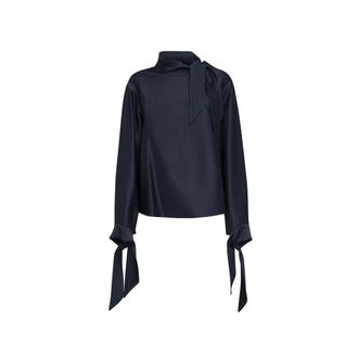 Tela Donna, Camicette, Blu, L, new