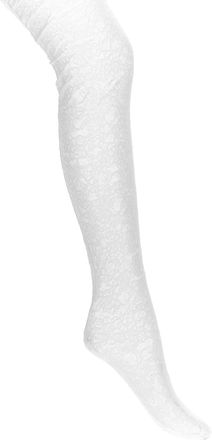 Valentino Garavani Womens Chez Valentino Lace Tights