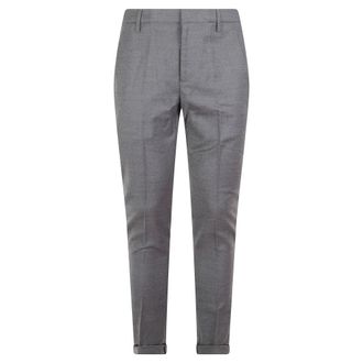 Dondup Gaubert Slim-fit Pantalon - Heren - Broeken - Grijs - Maat: W35 Katoen