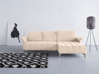 Inosign Ecksofa »Fresh L-Form« Federkern, wahlweise Kopfteilverstellung und motorischer Vorziehsitz