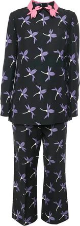 Valentino floral-print set (set of two) - Black
