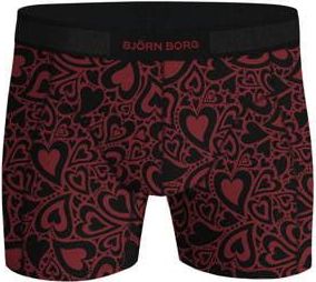 Björn Borg boxershort Valentijn zwart/rood
