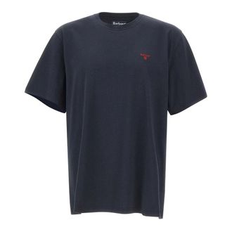 Barbour Heren, Tops, Blauw, Maat: S Katoen