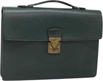 Louis Vuitton Pre-owned Handbags, female, Green, Size: ONE SIZE Pre-owned Leather louis-vuitton-bags