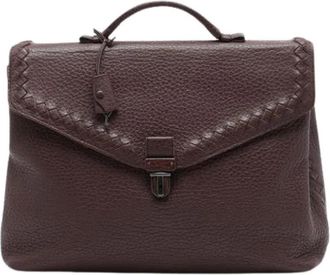 Bottega Veneta Pre-owned Business Bag - Dames - Vintage Handtas - Bruin - ONE Size - Leer - Vintage