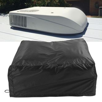 OEM Adecuado Para Funda Impermeable Negra Para Aire Acondicionado De Caravana, Dimensiones: 27,3 X 29 X 14,25 Pulgadas