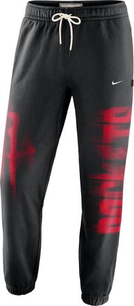 Nike Mens Houston Rockets Standard Issue Therma-FIT Fleece Basketball Pants in Black | IQ1490-010