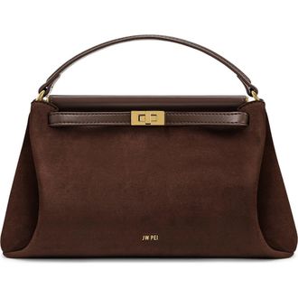 JW PEI Carmen Top Handle Bag in Dark Brown at Nordstrom