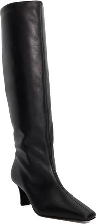 Dune London Womens Ladies Selinni - Leather Knee High Boots - Black Suede - Size UK 6