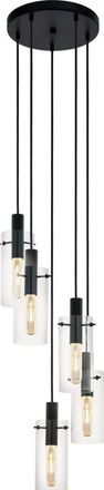 Eglo Eglo Montefino Suspensi&oacute;n Negra Di&aacute;metro 35 Cm Altura 150 Cm
