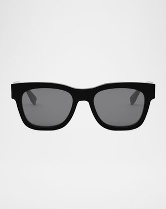 Fendi Men & apos;s Square Acetate Sunglasses