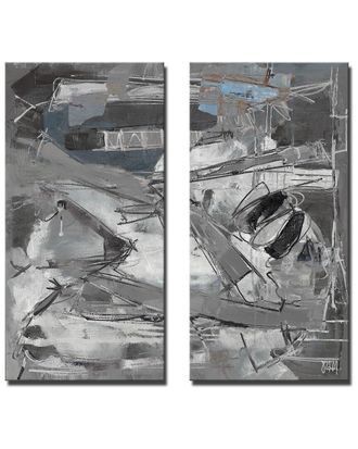 Ready2HangArt Ready2hangart Inkd Xlvi Wrapped Canvas Wall Art By Tristan Scott