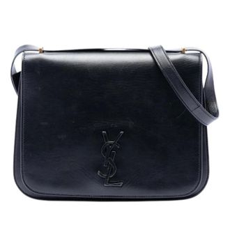 Saint Laurent Pre-owned Cross Body Bags, female, Black, Size: ONE SIZE Pre-owned Vintage Crossbody Bag