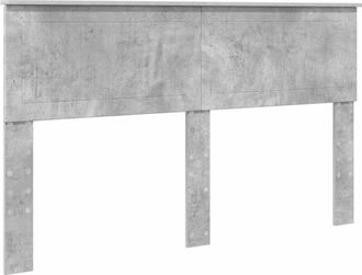 vidaXL Cabecero Gris Concreto 150 Cm Madera Contrachapada Vidaxl
