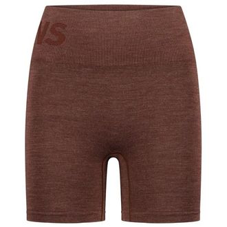 Mons Royale Solace Merino Seamless Shorts Leggings f&uuml;r Damen | braun