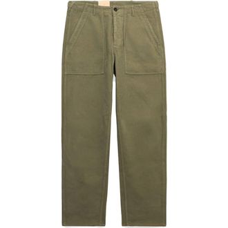 Fortela Newfatigue Corduroy Fatigue Trousers in Olive at Nordstrom, Size 36 Eu