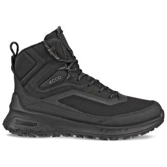Ecco ULT-TRN Mid Leather Winterschuhe f&uuml;r Herren | grau/schwarz
