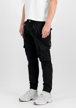 Alpha Industries Cargohose ALPHA INDUSTRIES Utility Pant, Herren, Gr. 28, Normalgr&ouml;ssen, schwarz, Obermaterial: 98% Baumwolle, 2% Elastan; Futter: 100% Baumwolle, Hose