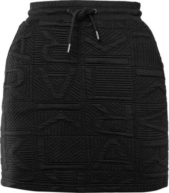 Karl Lagerfeld Chique Lyocell Polyester Katoenen Rok - Dames - Korte rokken - Zwart - XS - Katoen - Rokken