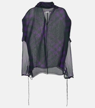 Burberry Burberry Check silk shirt