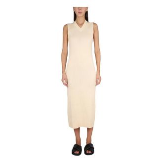 Aspesi Dames, Jurken, Beige, Maat: XS Katoen