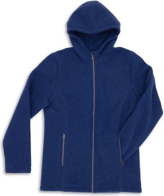 Engel Jacke mit Kapuze Wolljacke f&uuml;r Herren | blau