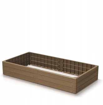 Prosperplast Jardineras Ergon&oacute;mica Antracita Marr&oacute;n