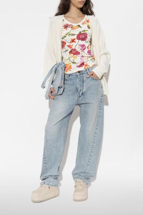 Kenzo Top With Floral Motif, Womens, Multicolour