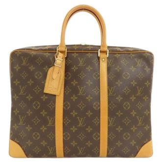 Louis Vuitton Pre-owned Handbags, male, Brown, Size: ONE SIZE Pre-owned Briefcase