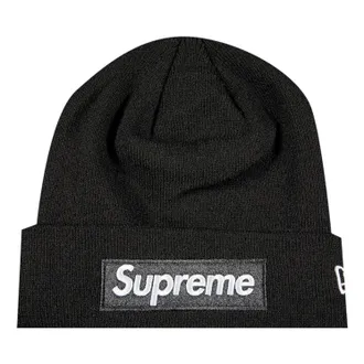 SUPREME x New Era Box Logo Beanie Black FW21BN9-BLACK