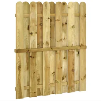 vidaXL Puerta De Jard&iacute;n 100 X 125 Cm Madera De Pino Maciza Verde Vidaxl